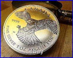 $5 2013 1oz. 999 Silver Maple Leaf Snake Privy Reverse Proof & 2014 Maple Leaf