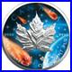 5 $ Dollar Glowing Galaxy Edition III Maple Leaf Canada 1 Oz Silver 2021