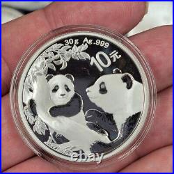 5 Silver Coin Set Eagle Panda Krugerrand Maple Leaf Us Canada Africa Australia