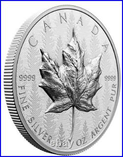 50$ Dollar Ultra High Relief Maple Leaf Canada 5 OZ Silver Reverse Proof 2024