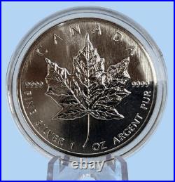 8x Canada Silver Maple Leaf 1988-93 1995 1996 1 oz Each 9999 Mintage From 250,445