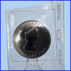 8x Canada Silver Maple Leaf 1988-93 1995 1996 1 oz Each 9999 Mintage From 250,445