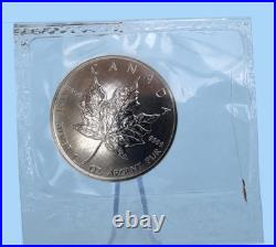 8x Canada Silver Maple Leaf 1988-93 1995 1996 1 oz Each 9999 Mintage From 250,445