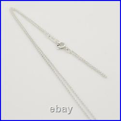 Authentic Tiffany & Co. Maple Leaf Necklace Pendant 16.5 Silver 925 withPouch