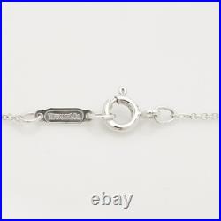 Authentic Tiffany & Co. Maple Leaf Necklace Pendant 16.5 Silver 925 withPouch