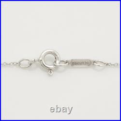 Authentic Tiffany & Co. Maple Leaf Necklace Pendant 18.6 Silver 925 withPouch