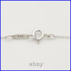 Authentic Tiffany & Co. Maple Leaf Necklace Pendant 18.6 Silver 925 withPouch