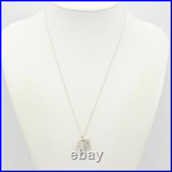 Authentic Tiffany & Co. Maple Leaf Necklace Pendant 18.6 Silver 925 withPouch