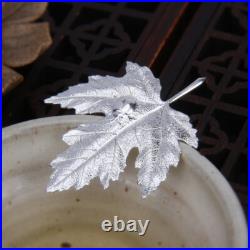 B25 Maple Leaf with Ladybug Fine Silver 999