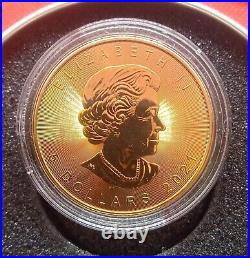 BIG FAMILY GOLD Bejeweled Maple Leaf 1 Oz Silver 9999 Coin 5$ Canada 2021