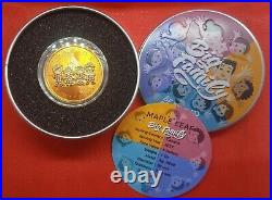 BIG FAMILY GOLD Bejeweled Maple Leaf 1 Oz Silver 9999 Coin 5$ Canada 2021