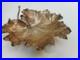 BUCCELLATI Vintage Sterling Silver Maple Leaf Trinket Diish