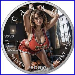 Basket Training Edition 2026 $5 1oz Silver Maple Leaf Coloured Coin 200 Mintage