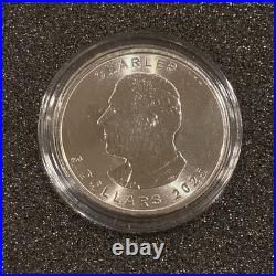 Bat 1 Oz Silver Maple Leaf with Swarovski Gems ONLY 100 MINTAGE JVP Coins