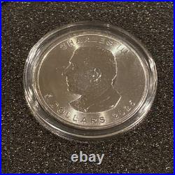 Bat 1 Oz Silver Maple Leaf with Swarovski Gems ONLY 100 MINTAGE JVP Coins