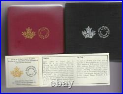 Boxed 2018 Canada Her Majesty The Queen Maple Leaves Brooch Silver Proof $20