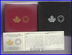 Boxed 2018 Canada Her Majesty The Queen Maple Leaves Brooch Silver Proof $20