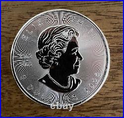 Bundle Of 5 2023 Canada 1 oz Silver 9999 Maple Leaf coin Lot 2