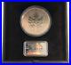 CANADA 1998 $50 10th Anniversary of Maple Leaf 10 Ounces. 9999 Silver Box & CoA