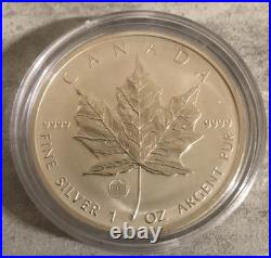 CANADA 2009 MAPLE LEAF Brandenburg Gates Berlin Privy Mark 1 oz. 999 silver coin
