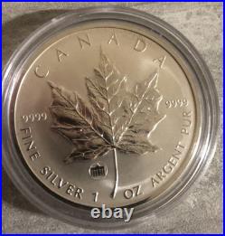 CANADA 2009 MAPLE LEAF Brandenburg Gates Berlin Privy Mark 1 oz. 999 silver coin