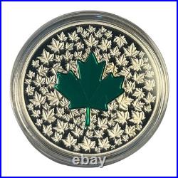CANADA 2014 20 Dollars in Silver MAPLE LEAF IMPRESSION in OGP 22A3