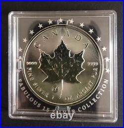 CANADA 2019 MAPLE LEAF Fabulous Collection F15 Privy Mark 1 oz. 999 silver coin