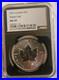 CANADA MAPLE LEAF S$5 MS70 NGC 2016 1oz silver