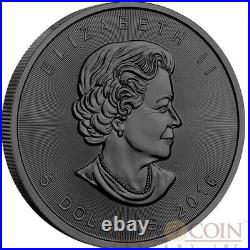 Canada 1 oz SATIVA CANNABIS Burning MARIJUANA $5 Silver Coin MAPLE LEAF 2016