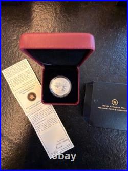 Canada $10 2011 Maple Leaf Forever 1/2 oz Silver 9999 Specimen Royal Canadia