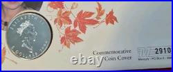 Canada 1996 Mapleleaf 1oz (. 9999) Silver Proof Coin/PNC QEII 70th Birthday