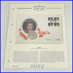 Canada 1996 Queen Elizabeth II 70th Birthday Silver Maple Leaf Coin Cover