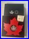 Canada $20 2015 Maple Leaf Fine Silver Coin In Maple Leaf Display Case