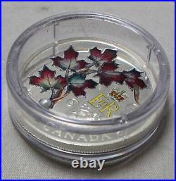 Canada $20 Queen Elizabeth II 2018 Maple Leaves Brooch #188325