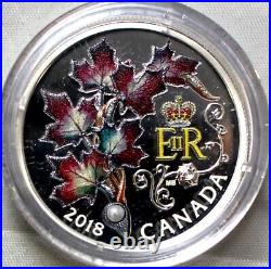 Canada $20 Queen Elizabeth II 2018 Maple Leaves Brooch #188325