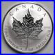 Canada 2001 Maple Leaf Snake Privy Mark Silver $5 Coin 1oz Uncirculated