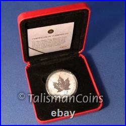 Canada 2004 Virgo Virgin Roman Zodiac Privy Mark $5 Silver Maple Leaf BOX + CoA