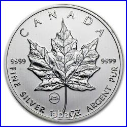 Canada 2009 London Tower Bridge Privy Mark $5 1 Oz Pure Silver Maple Leaf SML