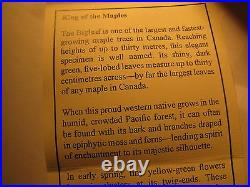 Canada 2011 $20 Silver Coin Maple Leaf Crystal Raindrop Rare