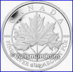 Canada 2012 Maple Leaf Forever Sugar Maple $250 1 Kilogram Kilo Silver Proof