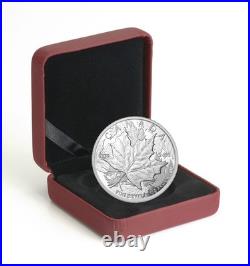Canada 2013 25th Anniversary of 1 Oz Silver Maple Leaf $20 Silver HR Proof Coin