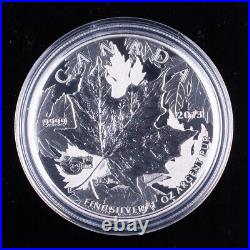 Canada 2013 $5 Maple Leaf Piedfort High Relief 1 oz. 9999 Silver BOX COA OGP