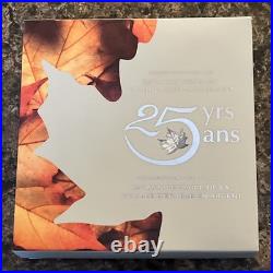 Canada 2013 Maple Leaf 25th Anniversary $50 Silver Proof 5oz Coin Box & COA