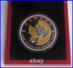 Canada 2013 Maple Leaf $50 Fine Silver Proof 5oz Coin Box & COA Edition No 0029