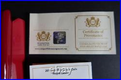 Canada 2014 $50 Proof Relief Maple Leaves, Fine (0.999) Silver, Low Limit, Exc