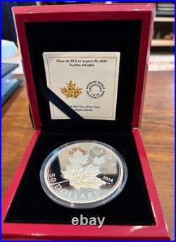 Canada 2014 5oz Silver Maple Leaf $50 Silver