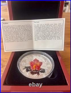 Canada 2016 5oz Silver Maple Leaf 999.9 Proof Limited Edition COA