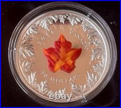 Canada 2016 5oz Silver Maple Leaf 999.9 Proof Limited Edition COA