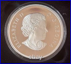 Canada 2016 5oz Silver Maple Leaf 999.9 Proof Limited Edition COA Canada 2016 5oz Silver Maple Leaf 999.9 Proof Limited Edition COA