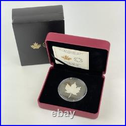 Canada 2019 $10 Ten Dollar 2oz Two Ounce Fine Silver Maple Leaf Coin Boxed